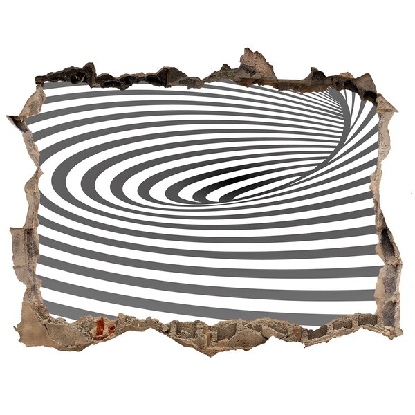 Samoprzylepna dziura na ścianę Wir w rzeczywistości