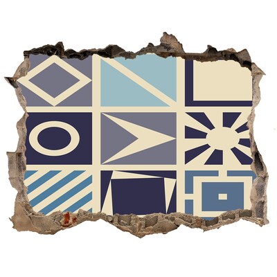 Fotoobraz dziura na ścianę Geometria na ścianie