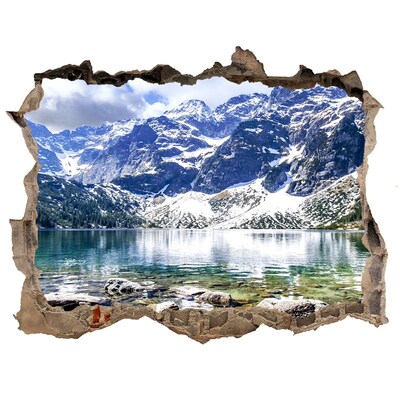 naklejka fototapeta 3D Morskie oko Tatry