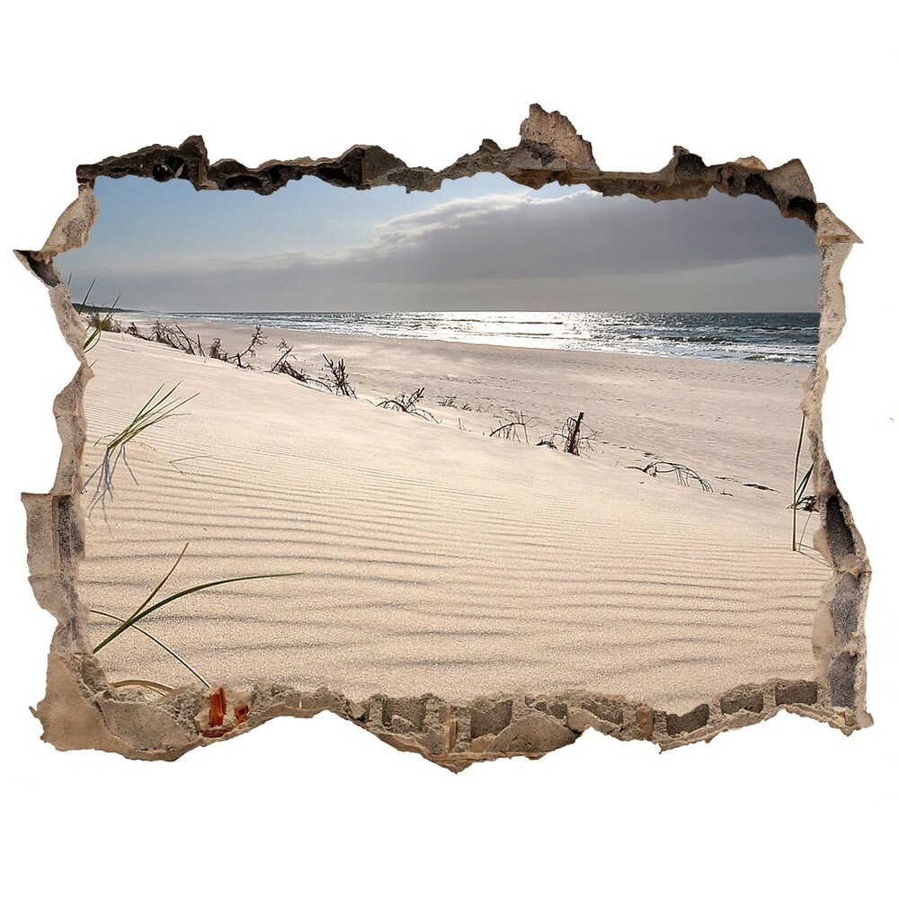 naklejka fototapeta 3D widok Mrzeżyno plaża