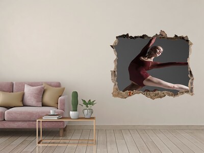 Foto zdjęcie dziura na ścianę Taniec nowoczesny
