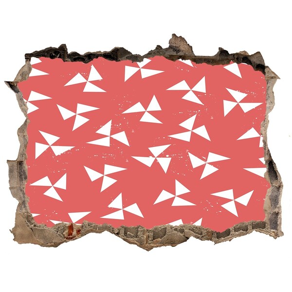 Fotoobraz dziura na ścianę Wzór w czerwonym odcieniu