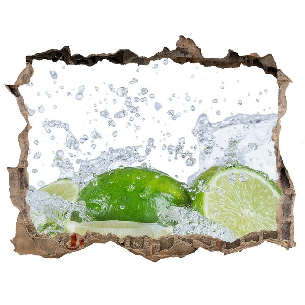 Samoprzylepna naklejka beton Limonki i woda