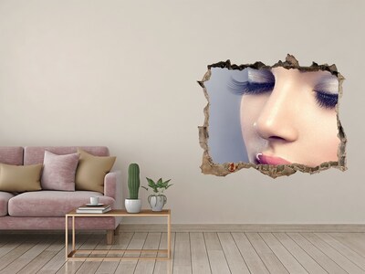 Fotoobraz dziura na ścianę Idealny makijaż