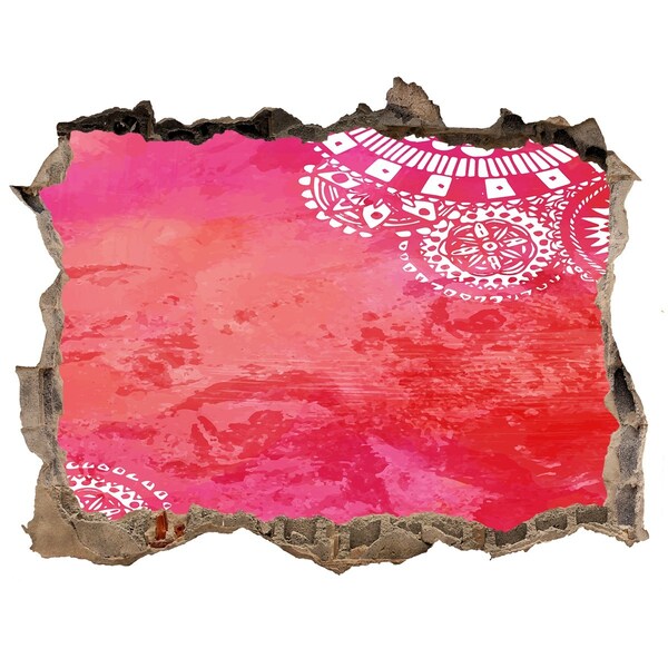 Samoprzylepna dziura ścienna 3D Kolorowa dziura w ścianie