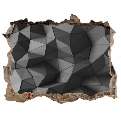Samoprzylepna dziura ścienna Abstrakcyjne tło 3D