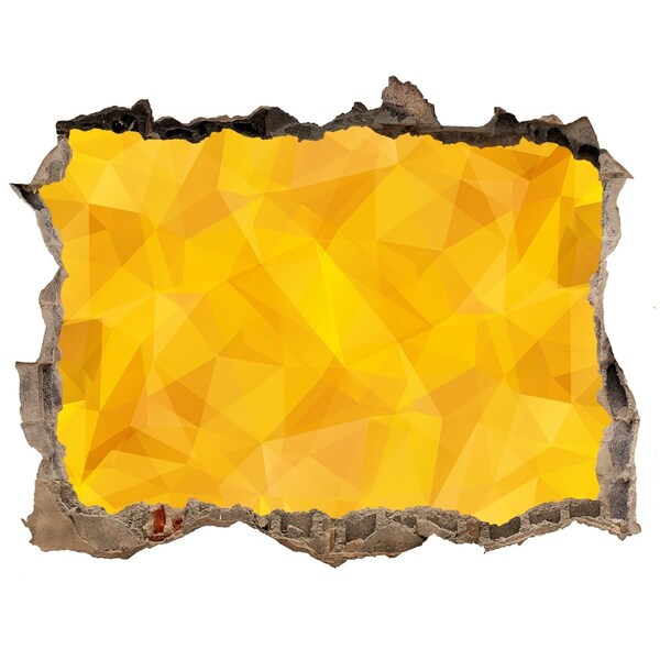 Samoprzylepna dziura ścienna Złota szczelina w ścianie