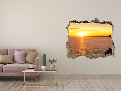 naklejka fototapeta na ścianę Zachód słońca morze