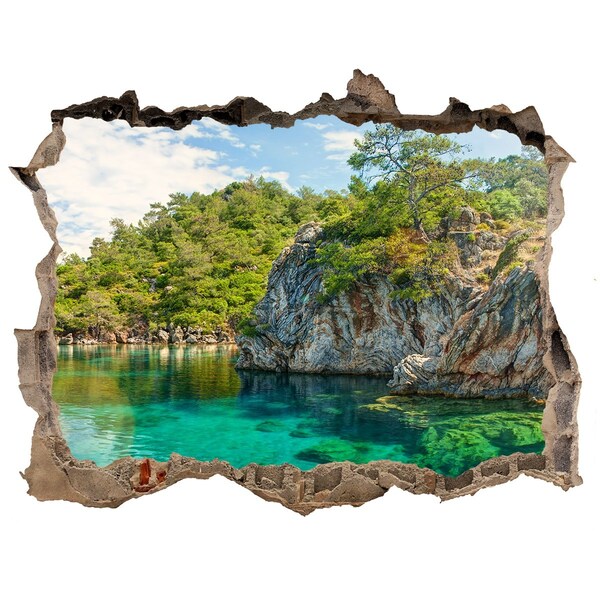 naklejka fototapeta 3D widok Rajska Zatoka