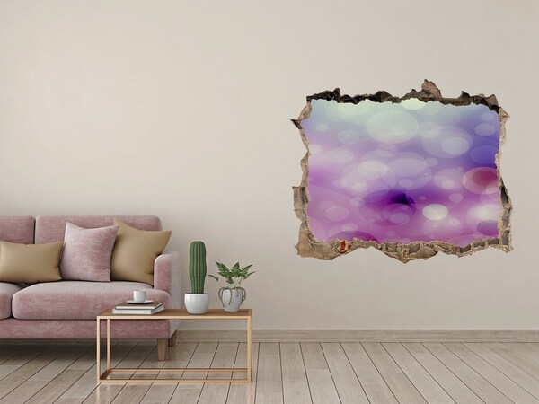 Samoprzylepna dziura na ścianę Kolorowa dziura w ścianie