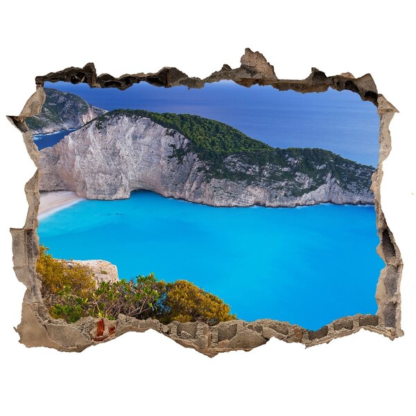 naklejka fototapeta 3D widok Zatoka Zakynthos
