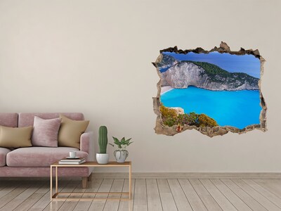 naklejka fototapeta 3D widok Zatoka Zakynthos