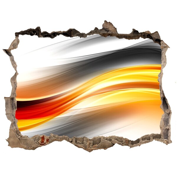 naklejka fototapeta 3D widok Przełom kolorów w betonie