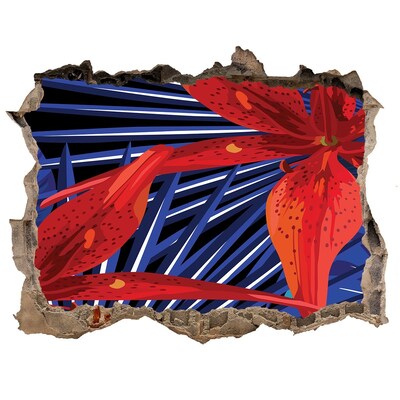 Fototapeta dziura na ścianę Kwiatowy wybuch kolorów