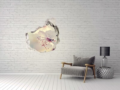 Samoprzylepna naklejka na ścianę Kwiatowe marzenie za ścianą