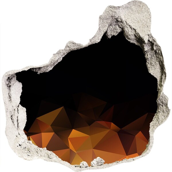 Dziura 3d foto tapeta naklejka Wnętrze wulkanu