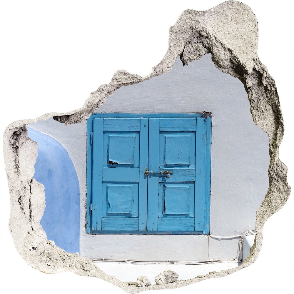 Fototapeta dziura na ścianę Santorini Grecja