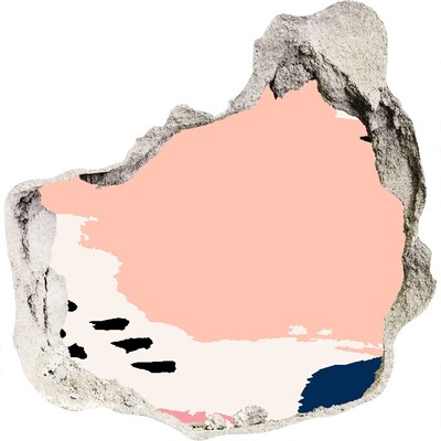 Fototapeta dziura na ścianę Zniszczona ściana z widokiem na plażę