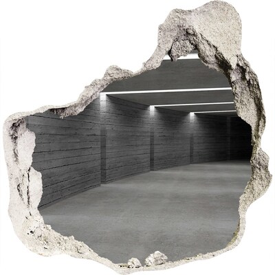 Fototapeta dziura na ścianę Betonowy tunel