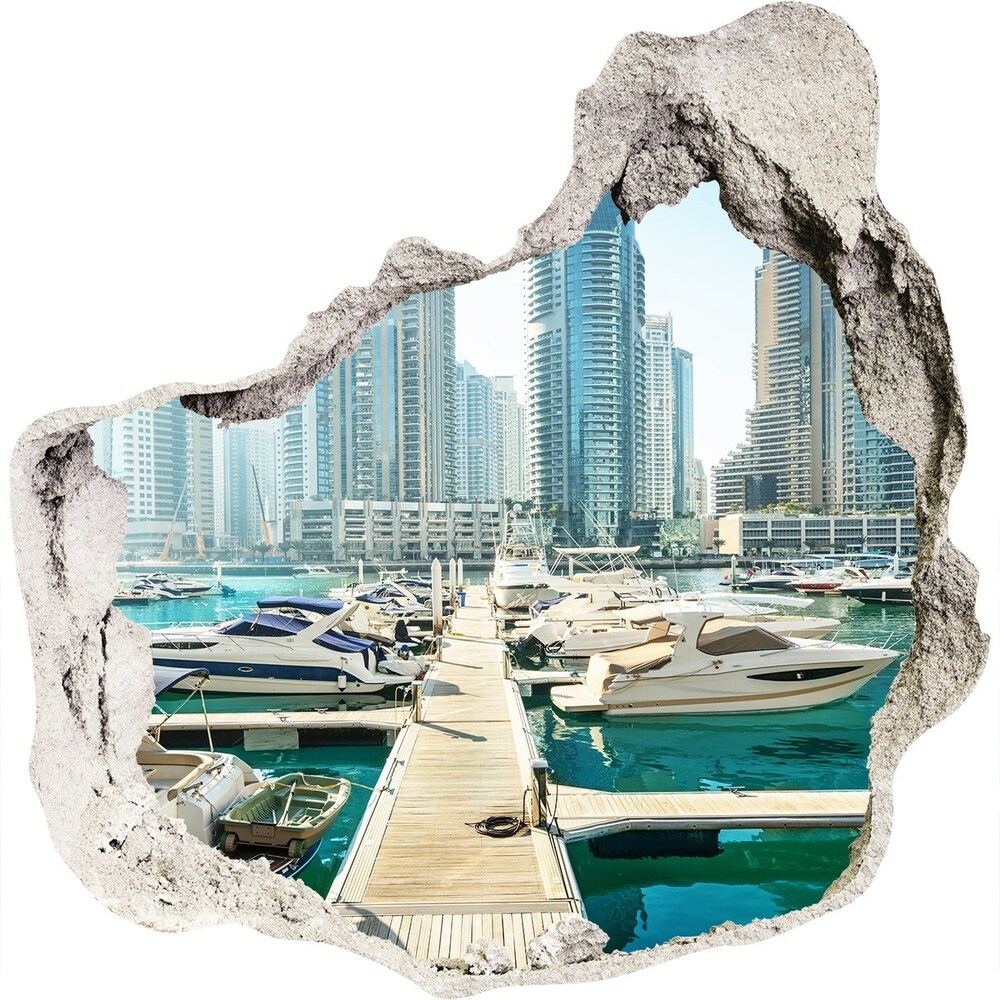 Fototapeta dziura na ścianę Marina w Dubaju