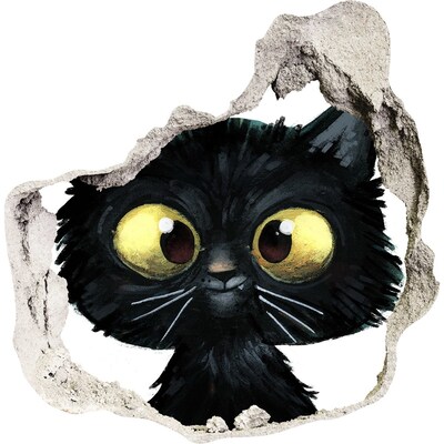 Fototapeta dziura na ścianę Ilustracja kota