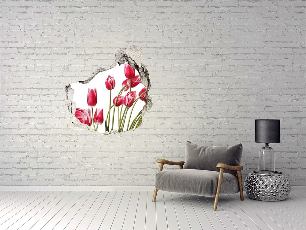 Samoprzylepna naklejka Czerwone tulipany