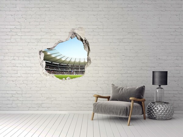 Fototapeta dziura na ścianę 3d Stadion Francja