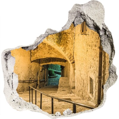 Fototapeta dziura na ścianę Peille nocą Francja