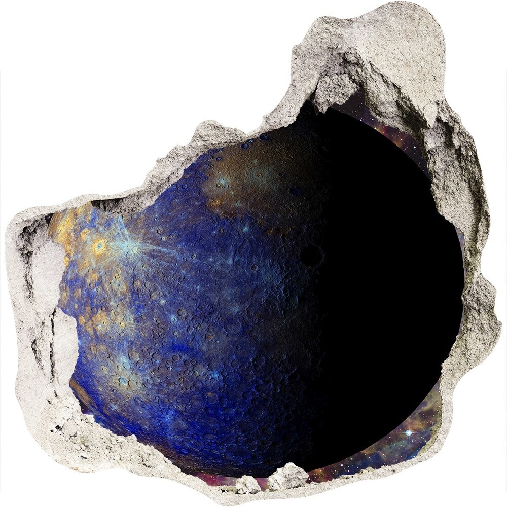 Foto zdjęcie dziura na ścianę Merkury