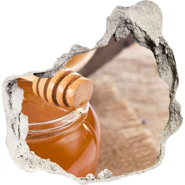 Naklejka 3D dziura na ścianę Miód prosto z ula