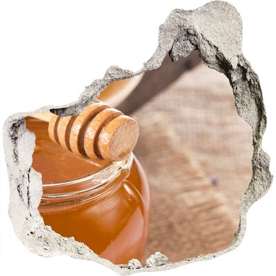 Naklejka 3D dziura na ścianę Miód prosto z ula