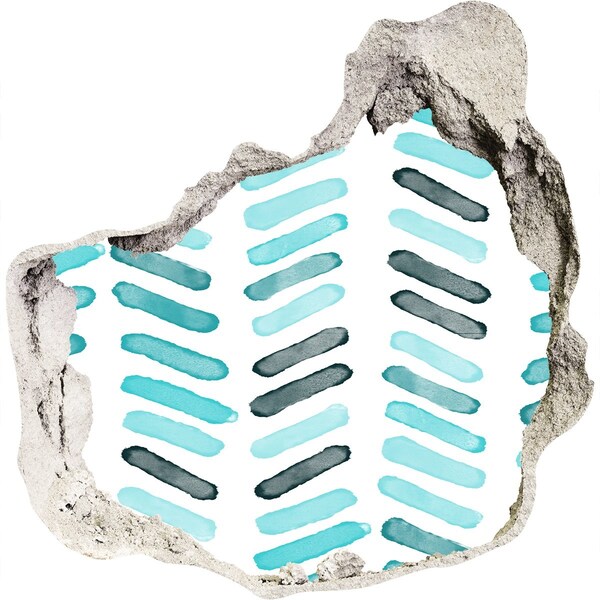 Fototapeta dziura na ścianę Wnętrze w stylu nowoczesnym