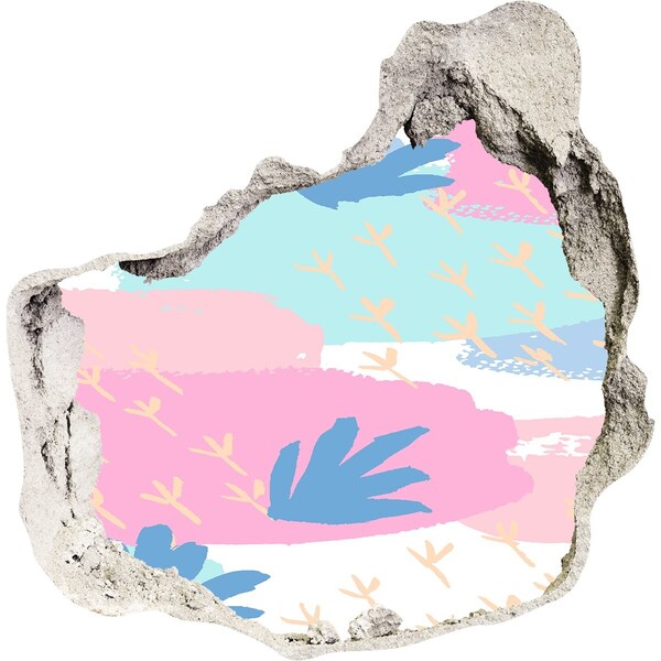 Fototapeta dziura na ścianę Tropikalny raj za ścianą