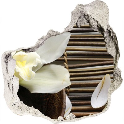 Fototapeta naklejka na ścianę Kwiatowa oaza wśród kamieni