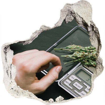 Samoprzylepna naklejka fototapeta Topy marihuany
