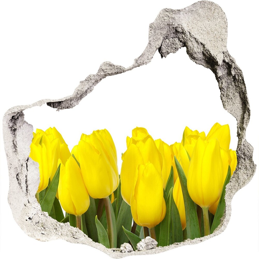 Samoprzylepna naklejka fototapeta Żółte tulipany