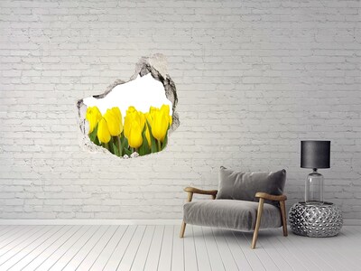 Samoprzylepna naklejka fototapeta Żółte tulipany