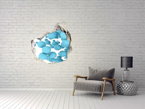 Dziura 3d fototapeta naklejka Abstrakcja kule
