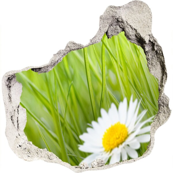 Samoprzylepna naklejka fototapeta Kwiat w zielonym ogrodzie