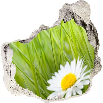 Samoprzylepna naklejka fototapeta Kwiat w zielonym ogrodzie