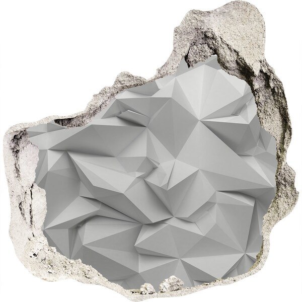 Dziura 3d fototapeta naklejka Nowoczesna dziura w ścianie