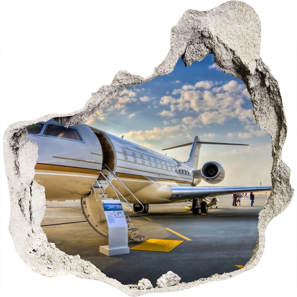 Foto zdjęcie dziura na ścianę Samolot