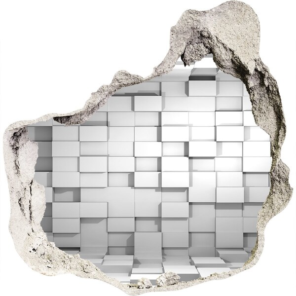 Dziura 3d fototapeta ścienna Nowoczesna przestrzeń za ścianą