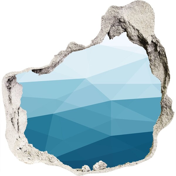 Dziura 3d fototapeta ścienna Podwodny świat w dziurze