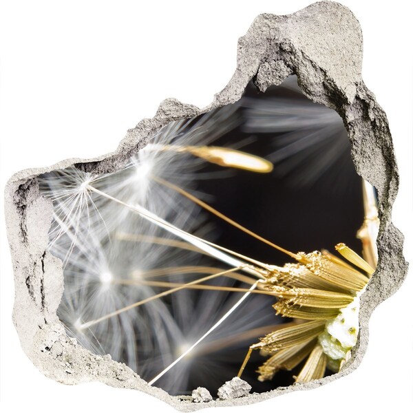 Samoprzylepna dziura na ścianę Kwiatowe marzenie przez dziurę w ścianie