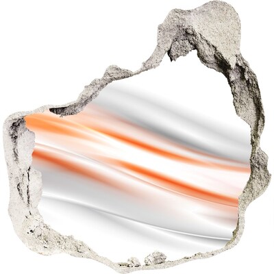 Dziura 3d fototapeta na ścianę Futurystyczny krajobraz