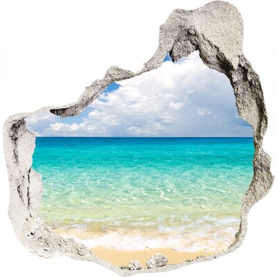 naklejka fototapeta 3D widok Rajska plaża