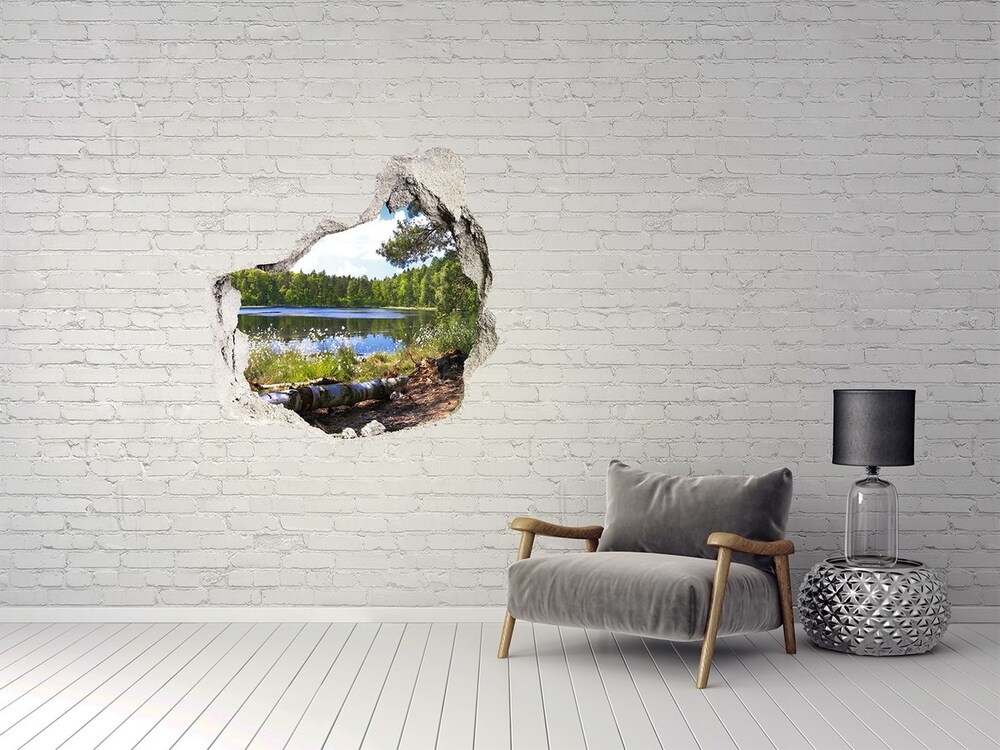 naklejka fototapeta 3D na ścianę Leśna panorama