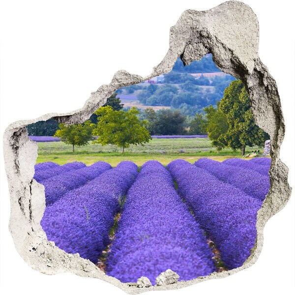 naklejka fototapeta 3D widok Lawendowe pola w Provence