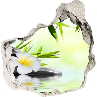 Samoprzylepna dziura na ścianę Orchidea i bambus